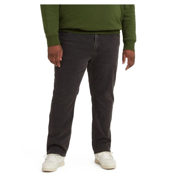 Levis 541 Athletic Taper Fit Jeans Big & Tall Mens 48x30 Black Stonewash Denim - Picture 1 of 7